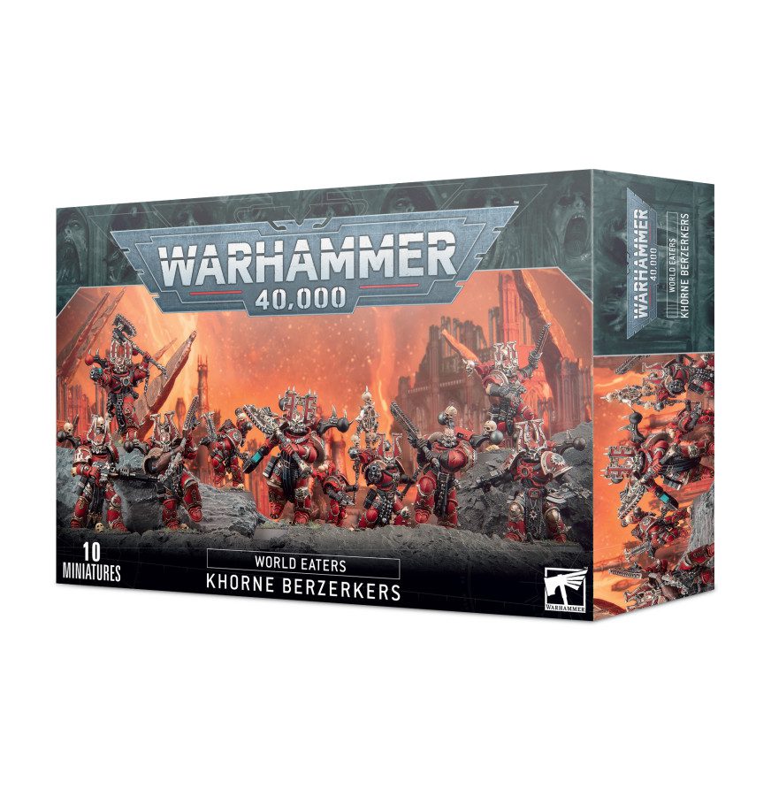 box art of World Eaters Khorne Berzerkers