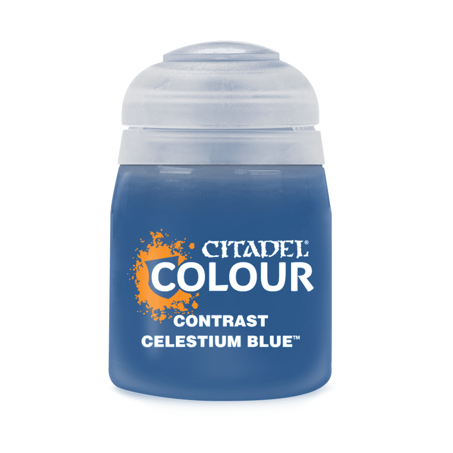 image of Citadel Contrast Paint: Celestium Blue