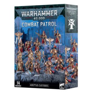 box art of Combat Patrol: Adeptus Custodes