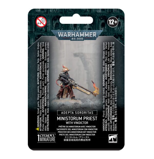 image of Adepta Sororitas: Ministorum Priest with Vindictor