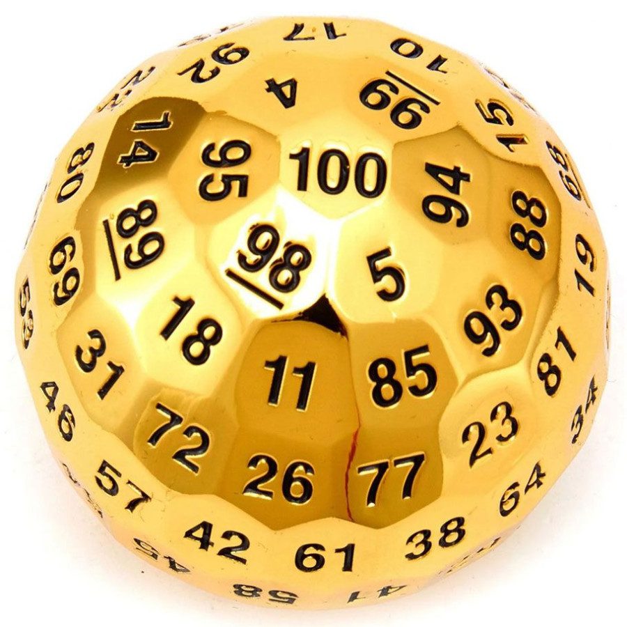 photo of d100: Metal Titan's Fist Gold