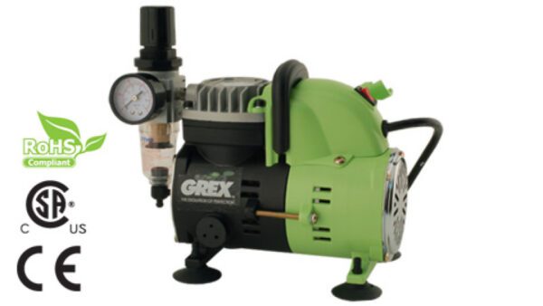 image of Grex AC1810-A - 1/8 HP Portable Piston Compressor