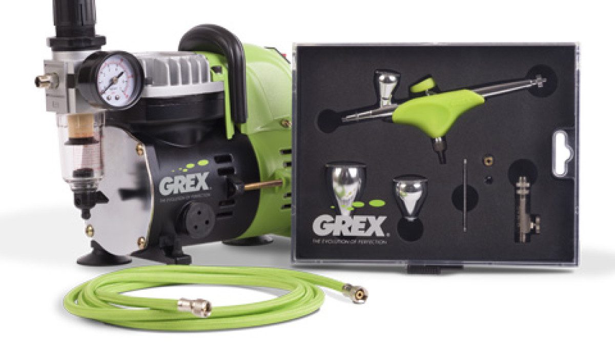 image of Grex GCK05 - Genesis.XGi Airbrush Combo Kit