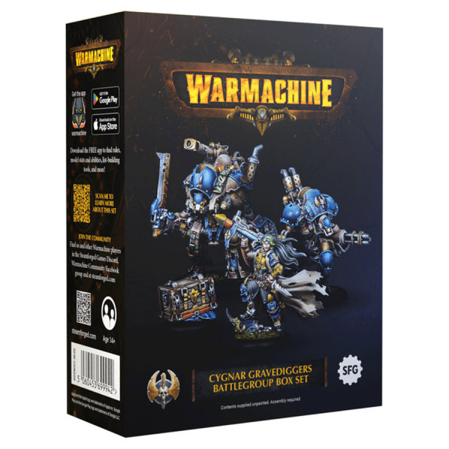 photo of Warmachine: Cygnar Gravediggers Battlegroup Box cover