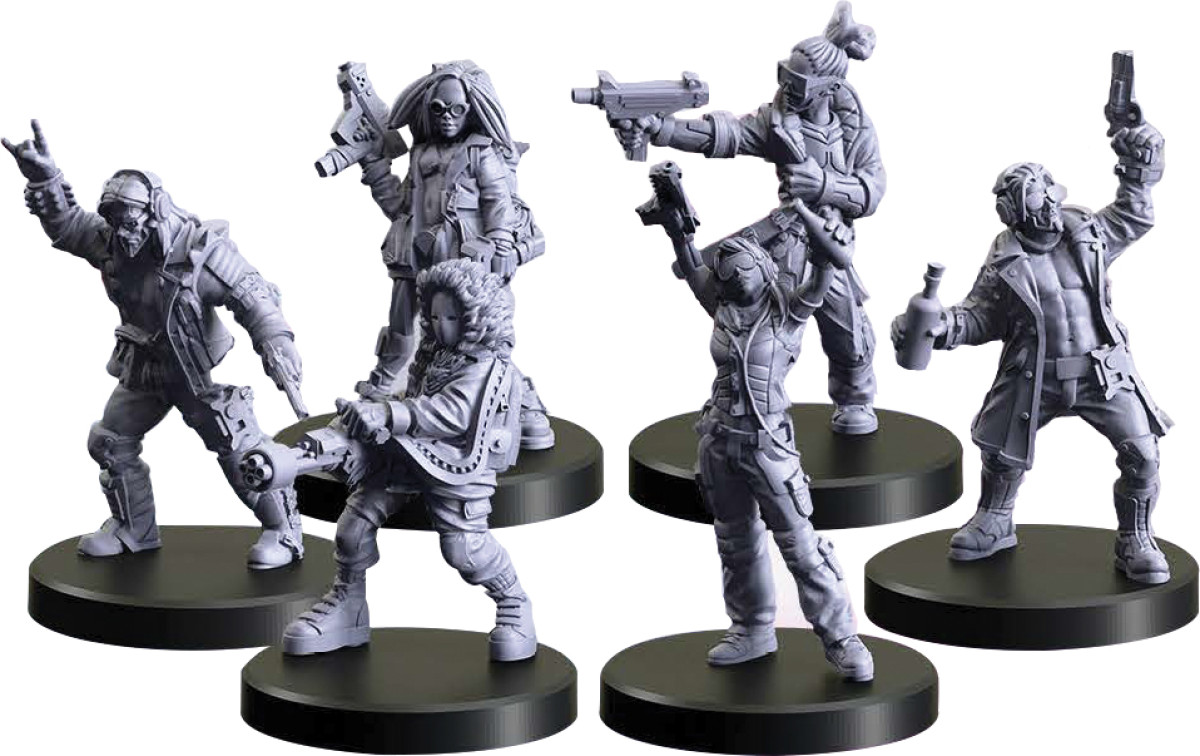photo of Cyberpunk RED: Combat Zone - Piranha Faction Starter Box