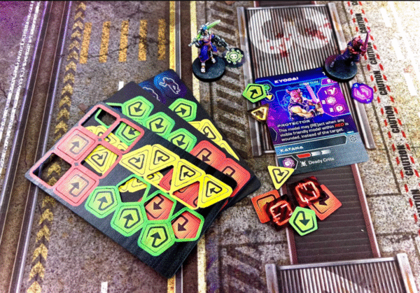 Cyberpunk RED: Combat Zone - Acrylic Tokens