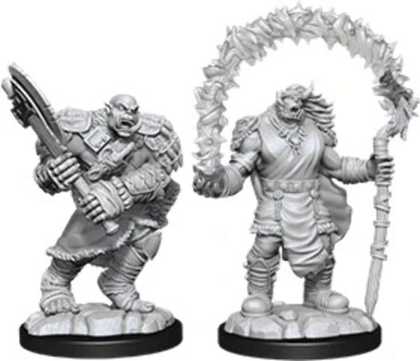 photo of Dungeons and Dragons Nolzurs Unpainted Miniatures: W04 Orc Adventurers