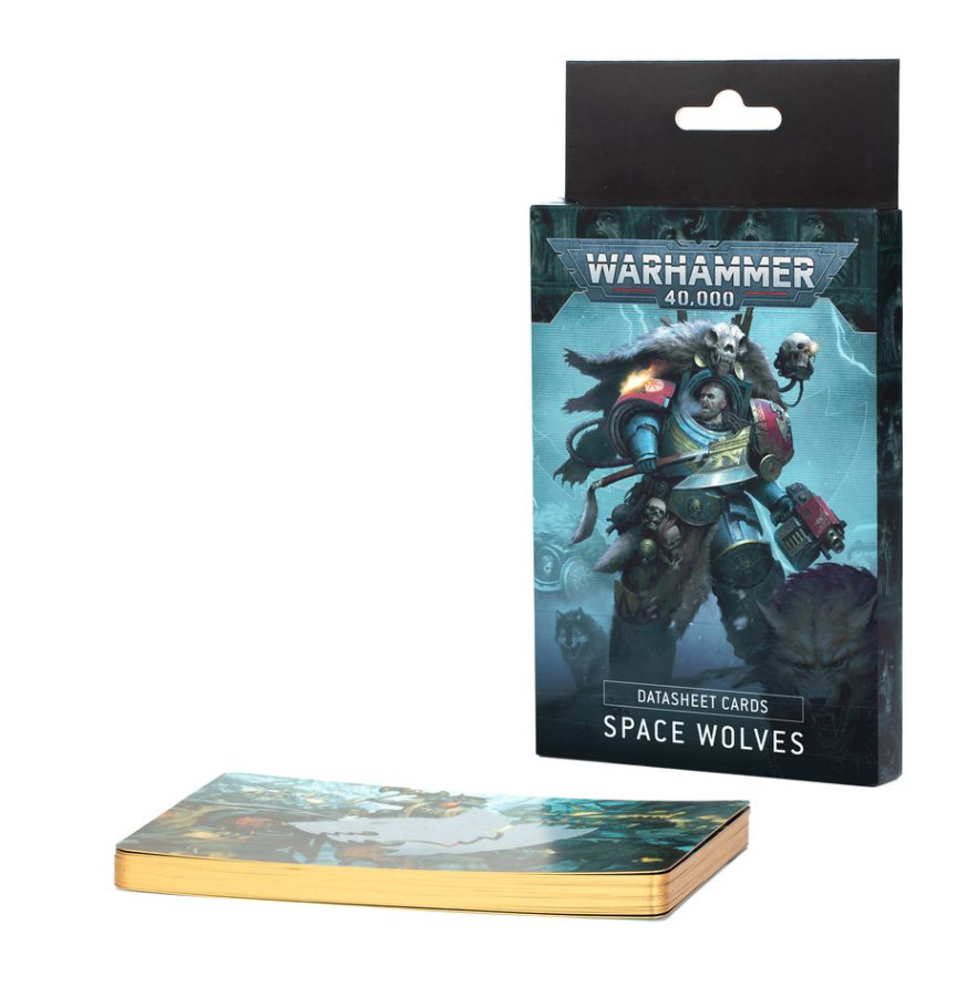 photo of Datasheet Cards: Space Wolves box