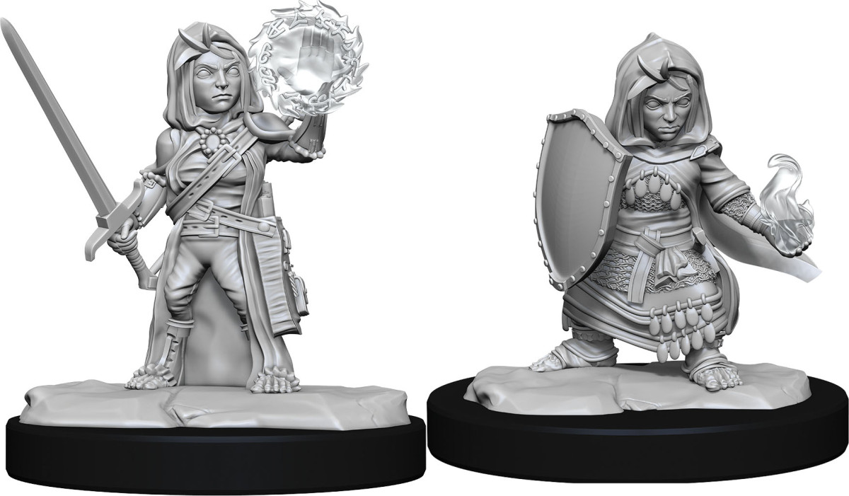 photo of Pathfinder Deep Cuts Unpainted Miniatures: W14 Halfling Cleric Female
