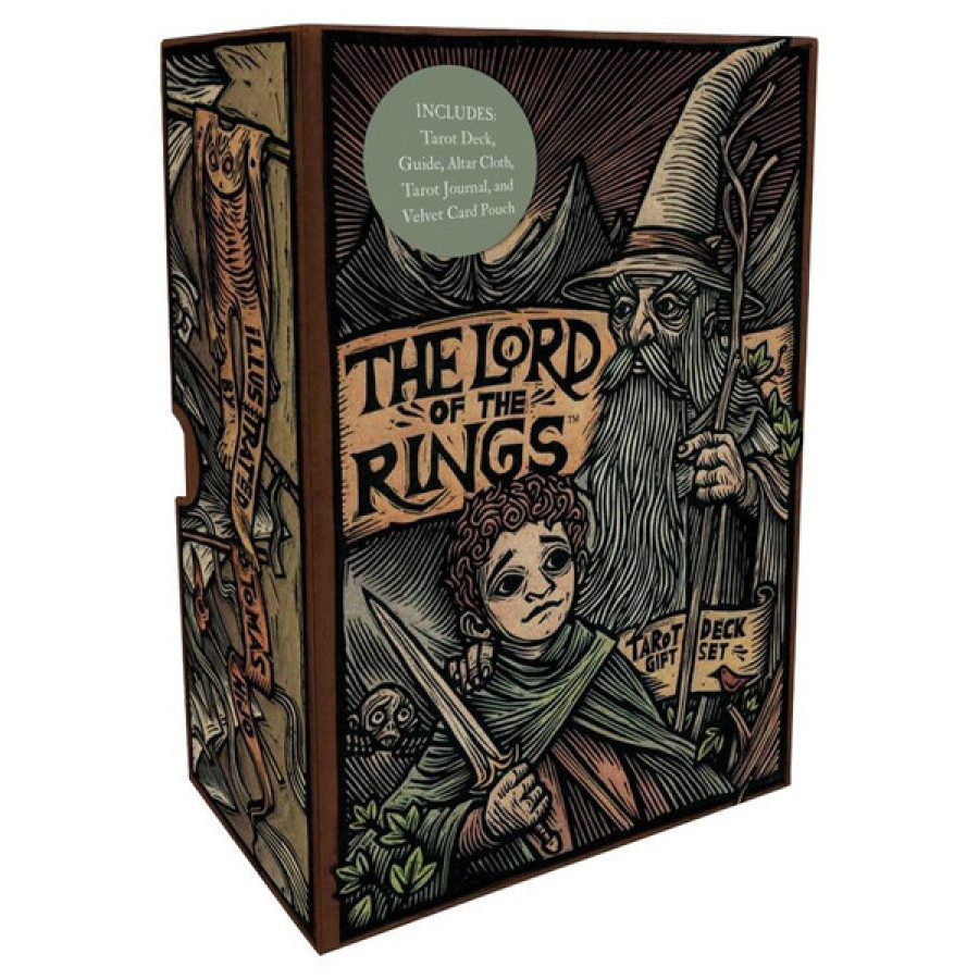 photo of Lord of the Rings Tarot Deck and Guide Gift Set box