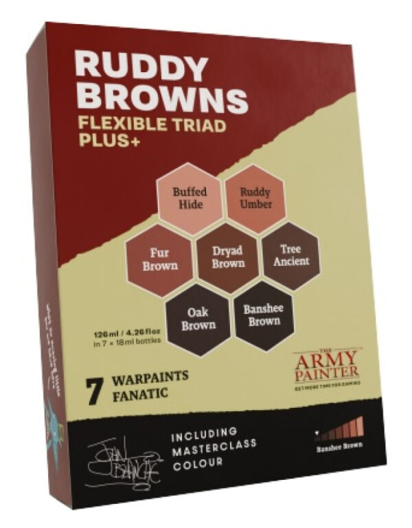 Warpaints Fanatic: Flexible Triad PLUS+ - Ruddy Browns