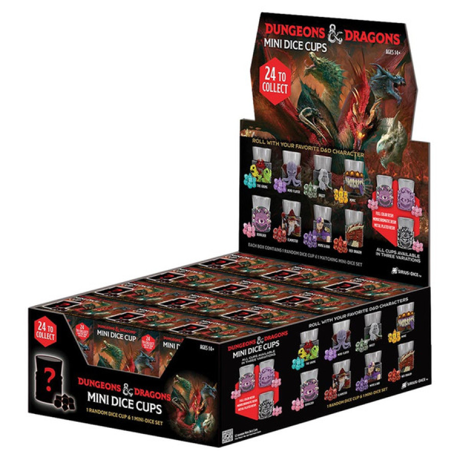 photo of Dungeons & Dragons Mini Dice Cups Series Two boxes