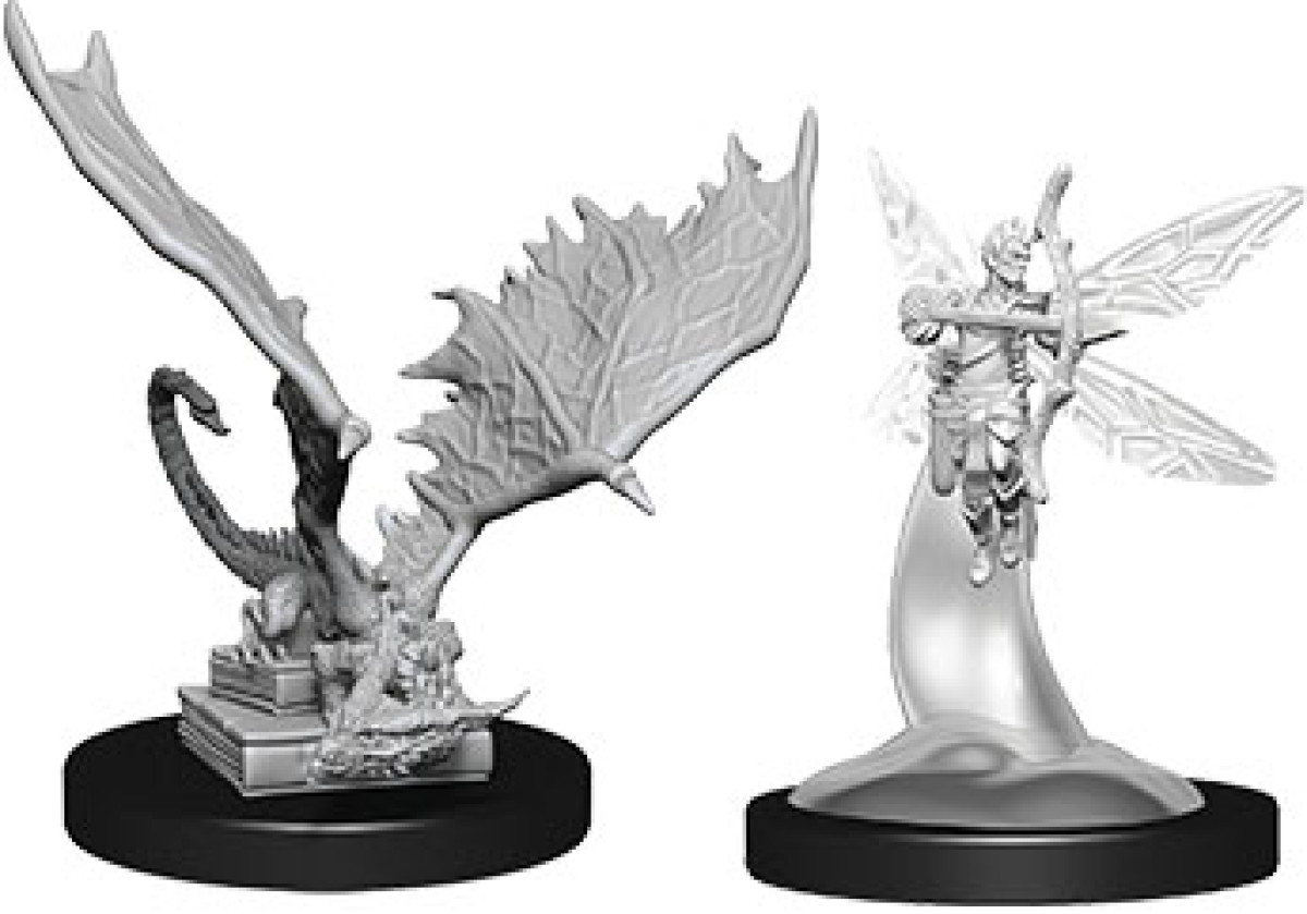 photo of Dungeons & Dragons: Nolzur's Marvelous Unpainted Miniatures - W09 Sprite & Pseudodragon