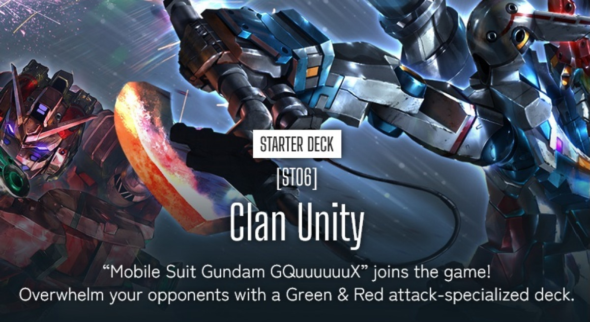 Gundam TCG: Clan Unity Starter (ST06) ad graphics