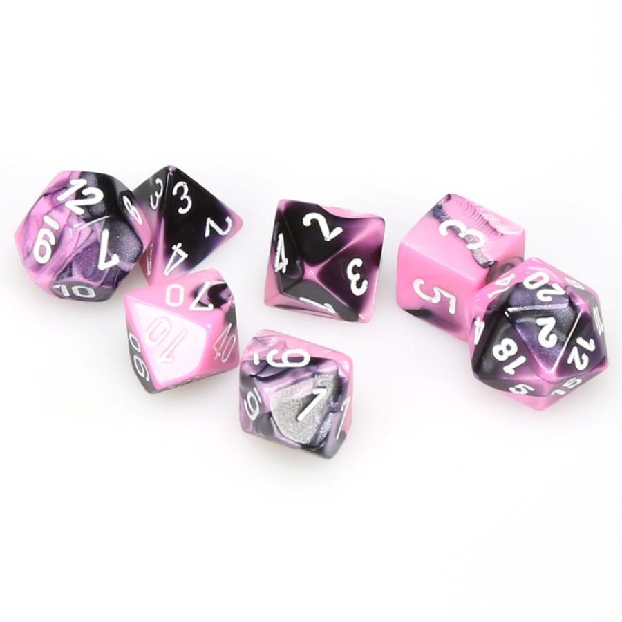 photo of 7-Set Cube Gemini Black and Pink with White