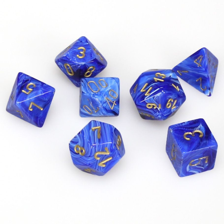 photo of 7-Set Cube Vortex Blue with Gold