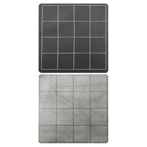 Megamat: Reversible Squares Black/Grey (34½” x 48” Playing Surface)
