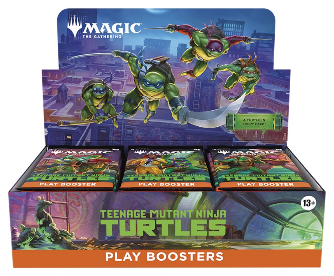 photo of MTG: TEENAGE MUTANT NINJA TURTLES PLAY BOOSTER display