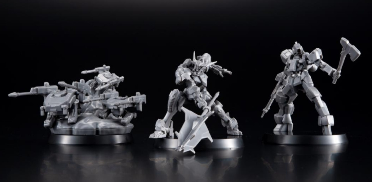 photo of Premium Card Collection GUNDAM ASSEMBLE Set -Mobile Suit Gundam IRON-BLOODED ORPHANS- [PC01A] models